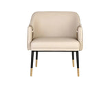 Carter Leather Upholstered Lounge Chair