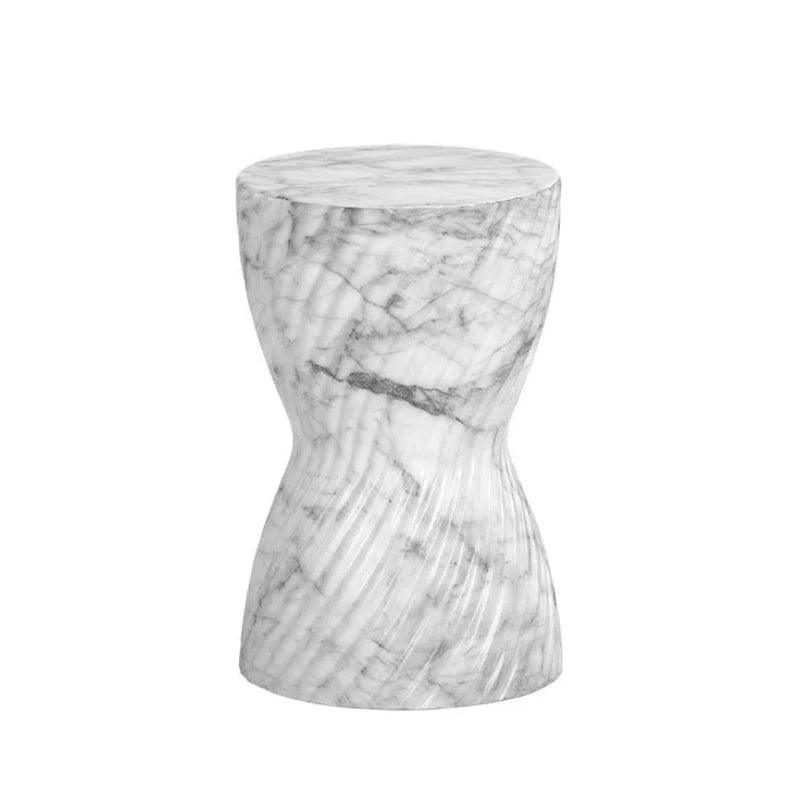 Cara Concrete Outdoor Round End Table