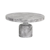 Elmira Concrete Outdoor Round Coffee Table