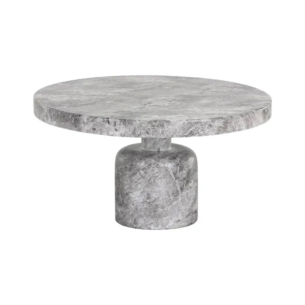 Elmira Concrete Outdoor Round Coffee Table