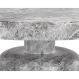 Elmira Concrete Outdoor Round Coffee Table