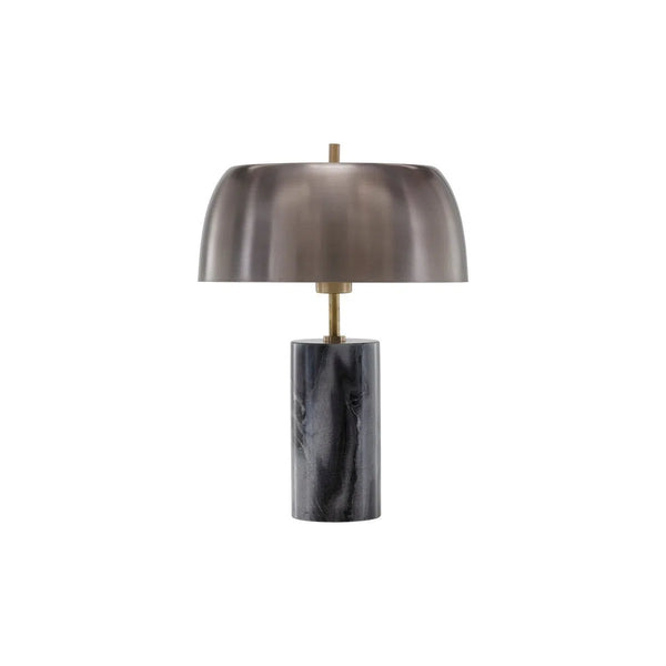 Aludra Marble Based Iron Table Lamp