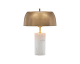 Aludra Marble Based Iron Table Lamp