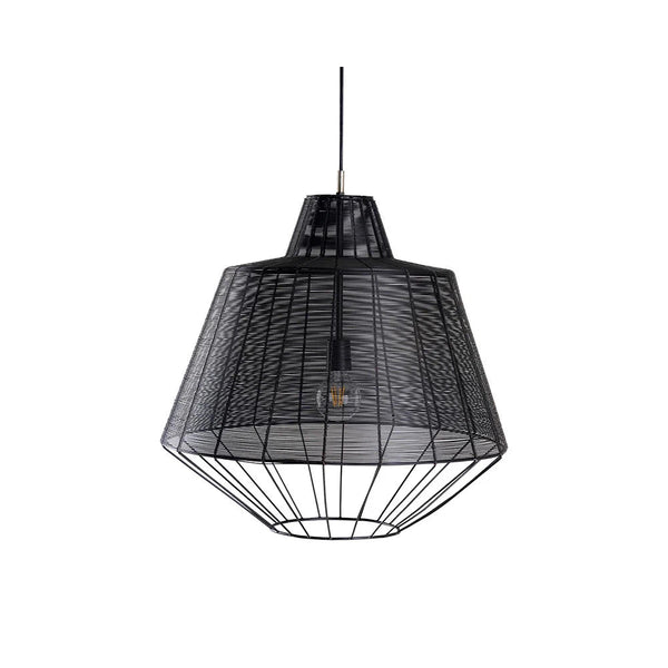 Leballe Pendant Light Medium Matte Black Industrial Design