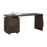 Lewis Wooden Desk with Three Drawers