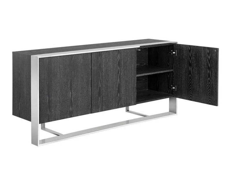 Dalton Wooden Steel Sideboard