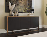 Dalton Wooden Steel Sideboard