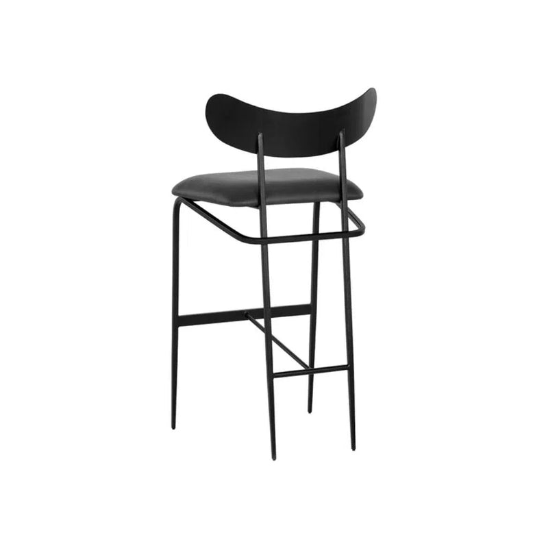 Gibbons Leather Upholstered Unique Barstool