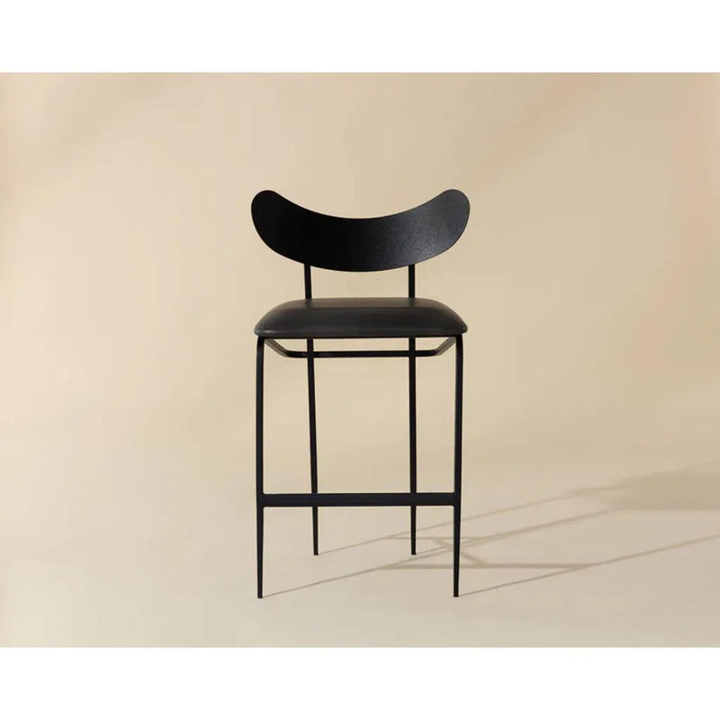 Gibbons Leather Upholstered Unique Counter Stool