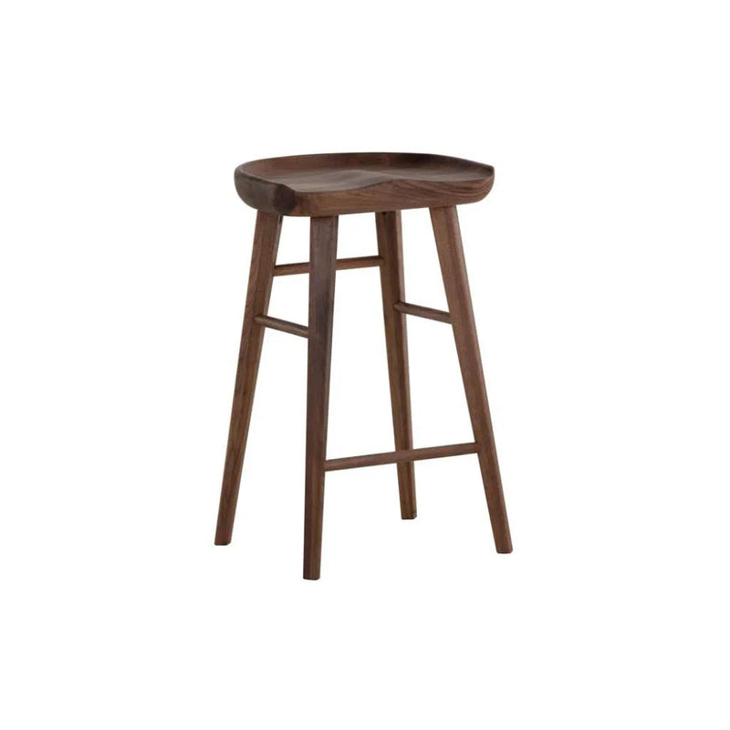 Dominic Wooden Traditional Designed Counter Stool