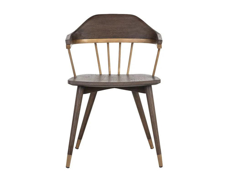 Demi Wooden Dining Armchair