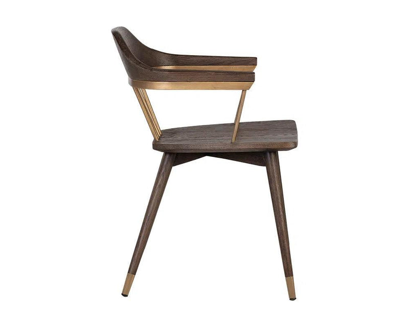 Demi Wooden Dining Armchair