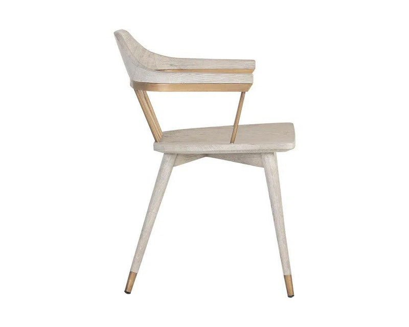 Demi Wooden Dining Armchair