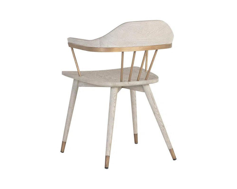 Demi Wooden Dining Armchair