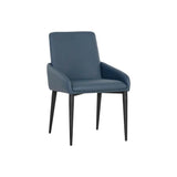 Carlo Leather Upholstered Dining Armchair