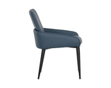 Carlo Leather Upholstered Dining Armchair