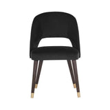 Monae Leather Upholstered Armless Dining Chair