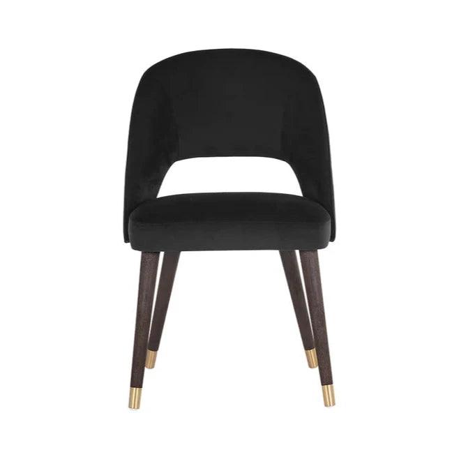 Monae Leather Upholstered Armless Dining Chair