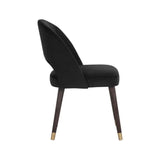 Monae Leather Upholstered Armless Dining Chair