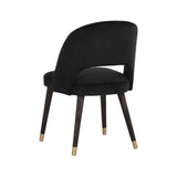 Monae Leather Upholstered Armless Dining Chair