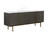 Briar Wooden Marble Top Sideboard