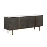 Briar Wooden Marble Top Sideboard