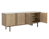 Briar Wooden Marble Top Sideboard