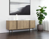 Briar Wooden Marble Top Sideboard