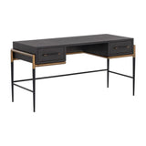 Weldrick Iron Based Wooden Desk