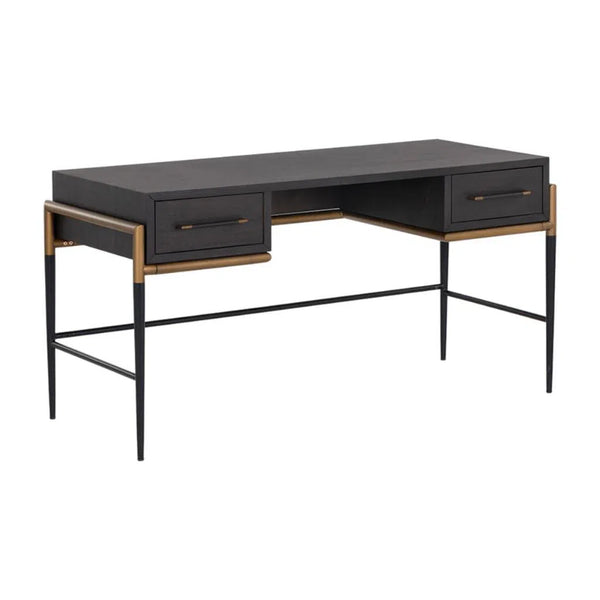 Weldrick Iron Based Wooden Desk