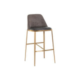 Dover Leather Upholstered Luxurious Barstool