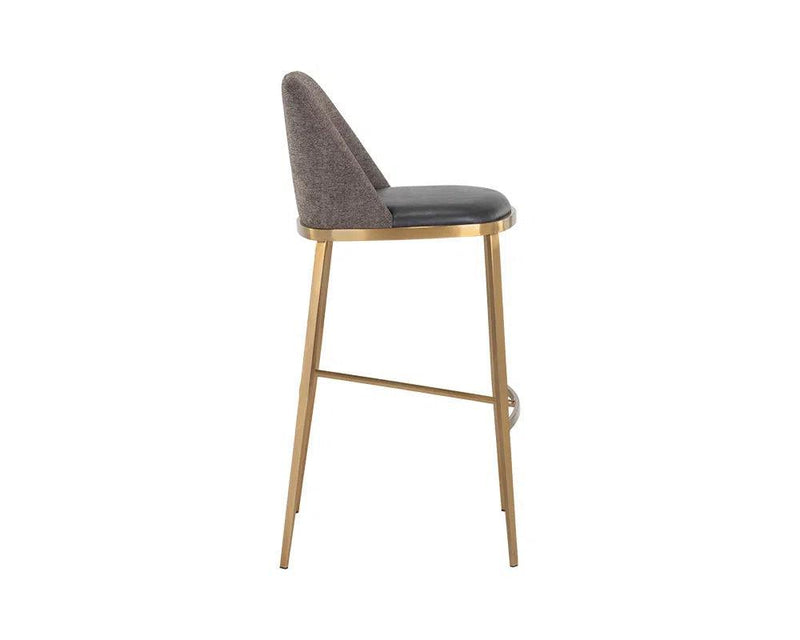 Dover Leather Upholstered Luxurious Barstool