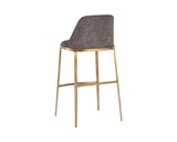 Dover Leather Upholstered Luxurious Barstool