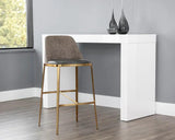 Dover Leather Upholstered Luxurious Barstool