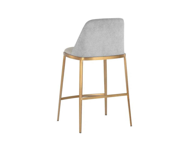 Dover Leather Upholstered Luxurious Counter Stool