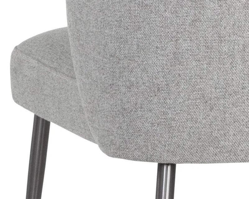 Ivana Fabric Upholstered Armless Dining Chair