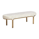 Gwen Fabric Upholstered Backless Bench