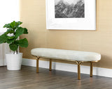 Gwen Fabric Upholstered Backless Bench