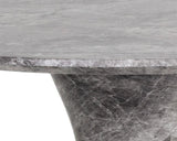 Shelburne Grey Marble Look Outdoor Counter Table