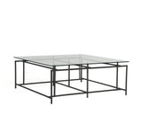 Bellagio Stainless Steel Framed Outdoor Coffee Table