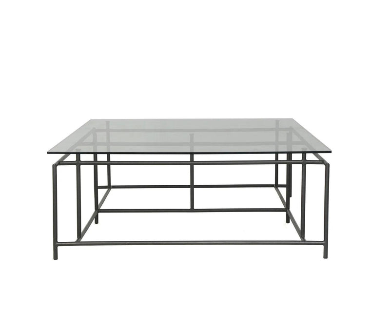 Bellagio Stainless Steel Framed Outdoor Coffee Table