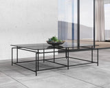 Bellagio Stainless Steel Framed Outdoor Coffee Table