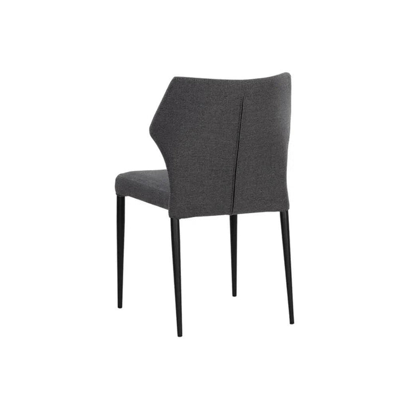 James Leather Upholstered Stackable Dining Chair (Set Of 2)