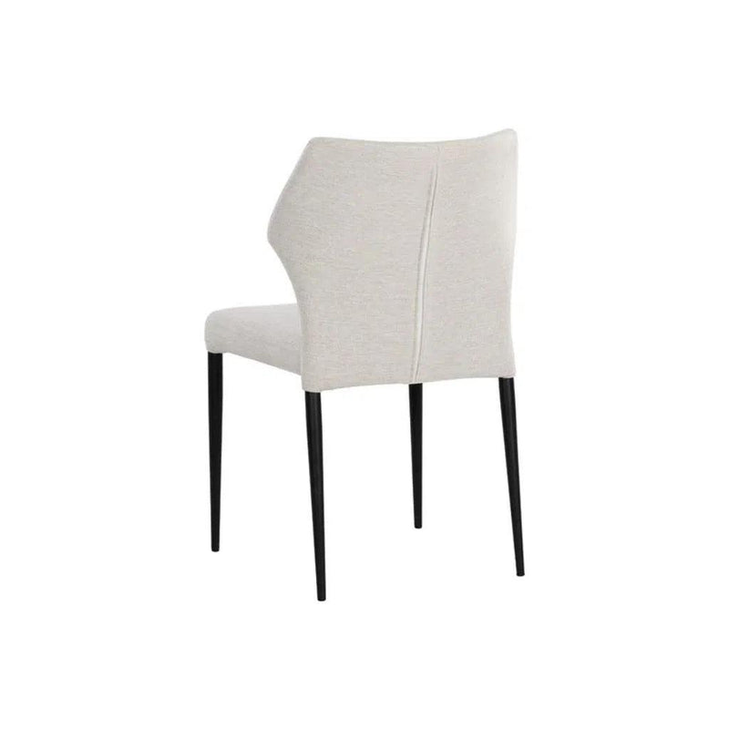 James Leather Upholstered Stackable Dining Chair (Set Of 2)