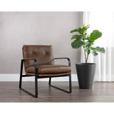 Sterling Leather Upholstered Lounge Chair