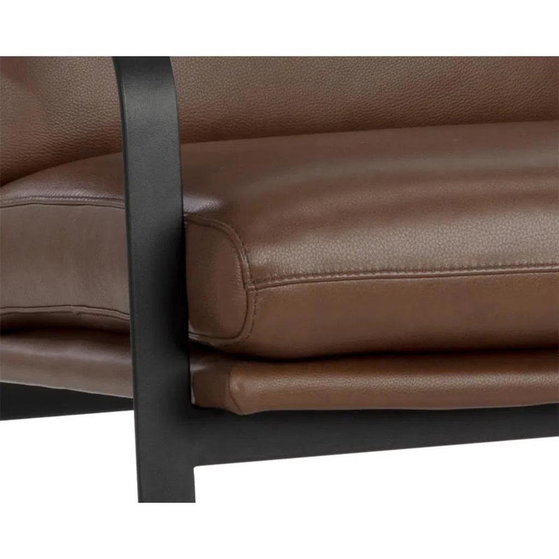 Sterling Leather Upholstered Lounge Chair