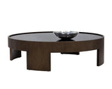 Brunetto Wooden Large Round Coffee Table