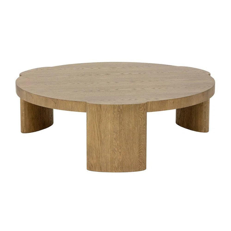 Alouette Wooden Round Coffee Table