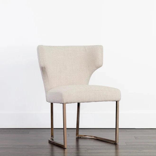 Yorkville Fabric Upholstered Armless Dining Chair