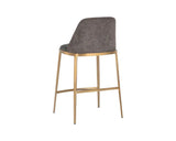 Dover Leather Upholstered Luxurious Counter Stool